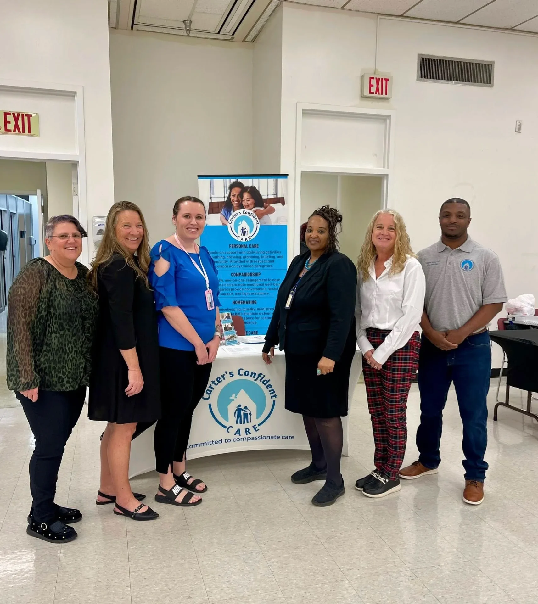 Carter's Confident Care team at a community event